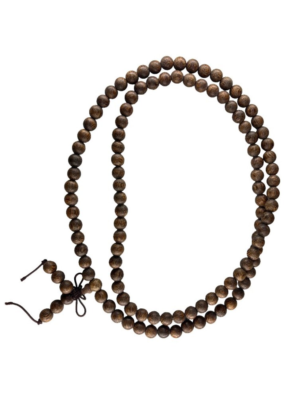 Dark Agarwood Mala Prayer Beads 8mm 108 Beads Meditation Necklace Bracelet 30.8g